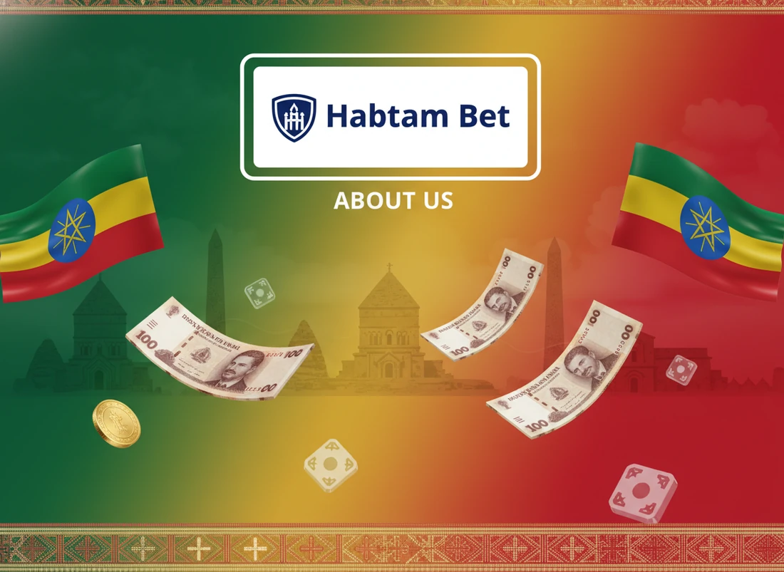 Habtam Bet platform interface displayed on desktop and mobile devices